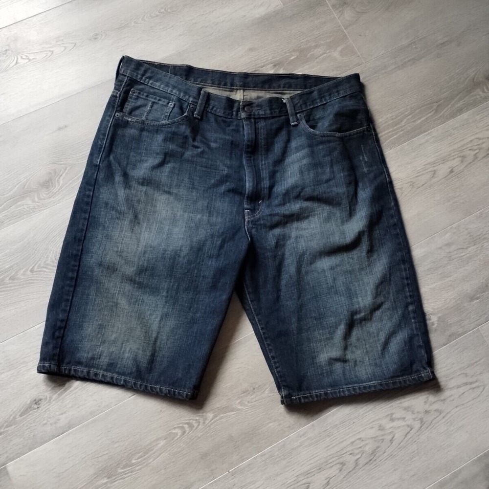 Levi's Dark Blue Flat Front Men's Shorts